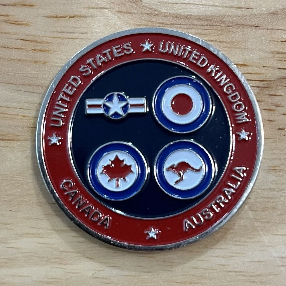 Challenge Coin Empire Challenge 09 USA United Kingdom Canada Australia Military